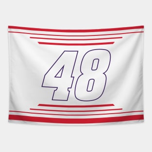 Alex Bowman #48 2024 NASCAR Design Tapestry