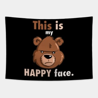 This is my Happy Face - Bear Tapestry