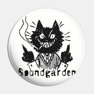 soundgarden and the bad cat Pin