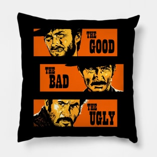 the good the bad and the ugly Pillow