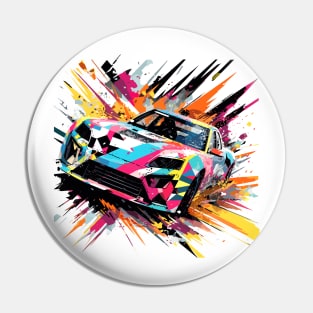 Car Racing Formula 1 Competition Abstract Pin