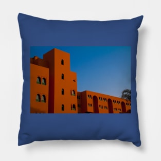 Morocco. Marrakech. Hotel at the sunset. Pillow