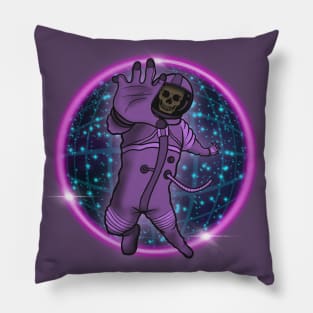 Space Walk the Neon Nebula Pillow