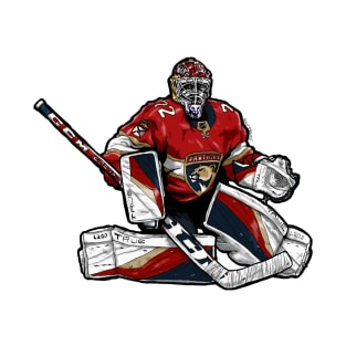 Bobrovsky in red solo T-Shirt