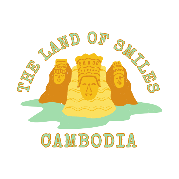 Bayon Temple and Cambodia - Land of Smiles by CuteBotss