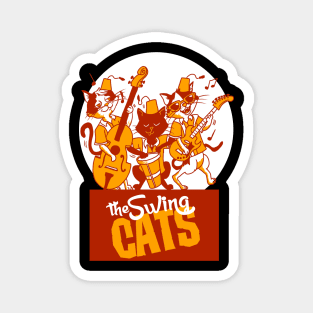 The Swing Cats Magnet