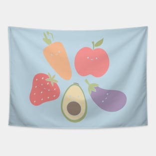 Cute Fruits Tapestry