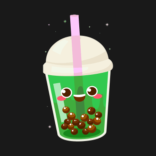 Green bubble tea T-Shirt