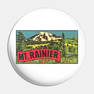 Mt. Rainier Washington Vintage Pin