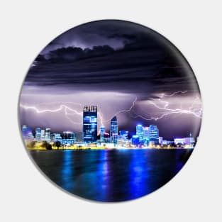 Perth Lightning Storm Pin