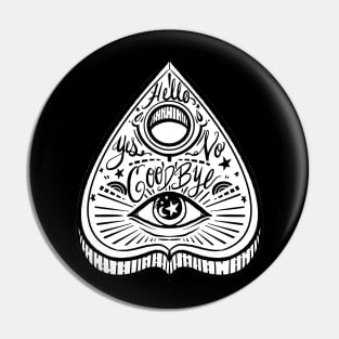 Ouija planchette Pin