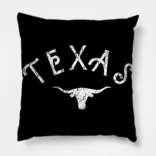 Texas Western Bull Vintage Pride Pillow