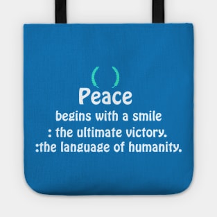 Peace-themed design Tote