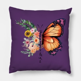 Spilt butterfly Pillow