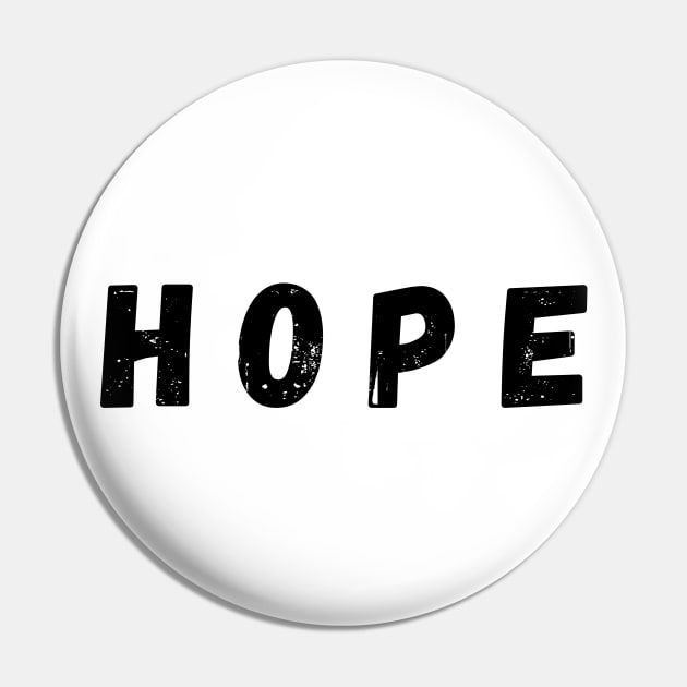 Hope - Black Pin by KoreDemeter14