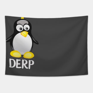 Derp Penguin Tapestry