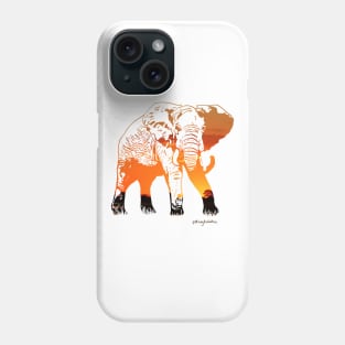 Sunset Elephant Phone Case