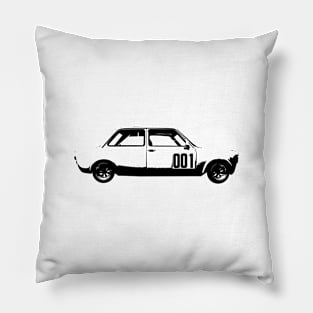 Vintage Rally Car Pillow