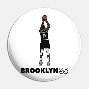 Kevin Anteater 'Brooklyn 35' - NBA Brooklyn Nets Pin