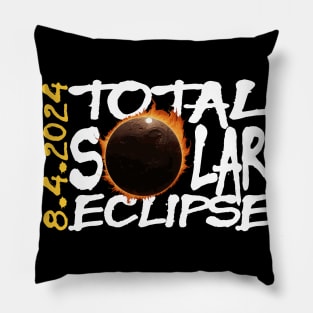 Total solar eclipse 2024 style 1 Pillow