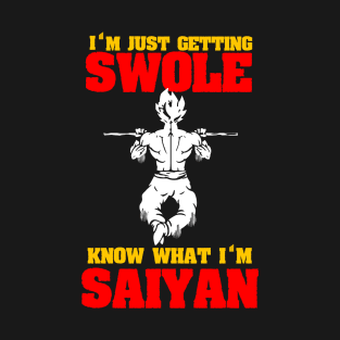 Getting Swole Vegeta Saiyan T-Shirt