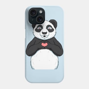 panda funny and loving Phone Case