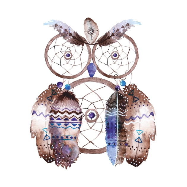 Owl Dreamcatcher by ZuskaArt