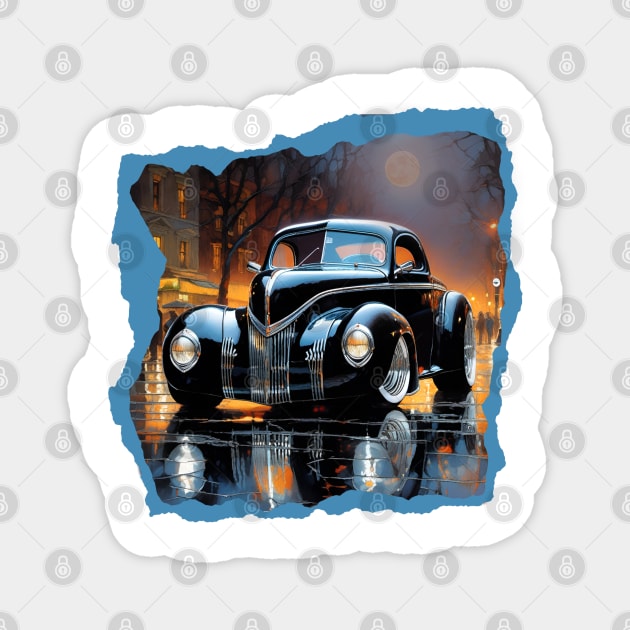 1941 Willys Street Rod Magnet by Wilcox PhotoArt