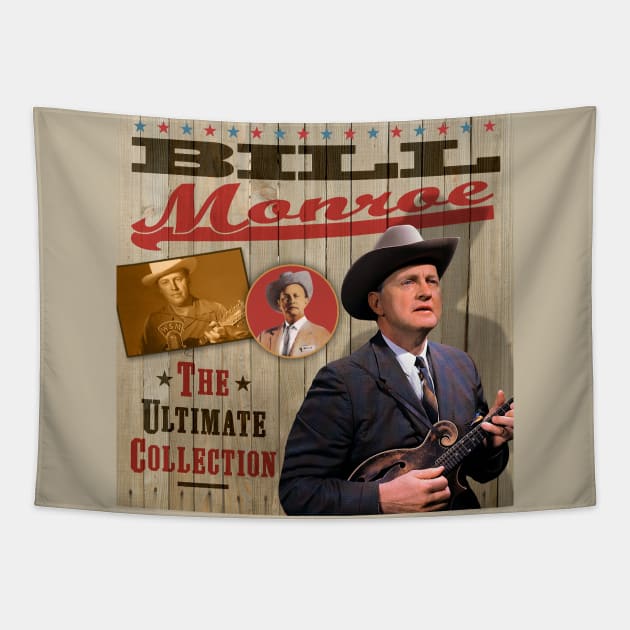 Bill Monroe - The Classic Country Collection Tapestry by PLAYDIGITAL2020