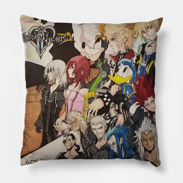 Kingdom Hearts II Pillow by ChibiLevi