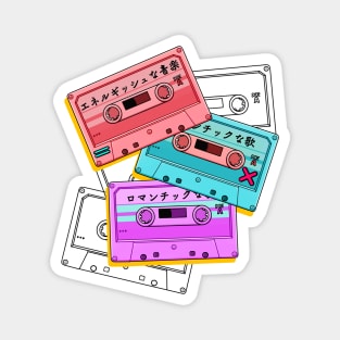 Casette tapes (for light background) Magnet