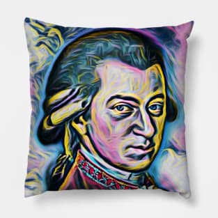 Wolfgang Amadeus Mozart Portrait | Wolfgang Amadeus Mozart Artwork 8 Pillow