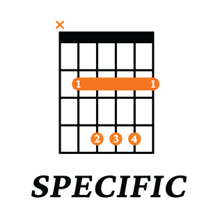 B Specific B Guitar Chord Tab Light Theme T-Shirt