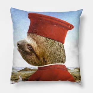 Medieval Portrait of Sloth Pillow