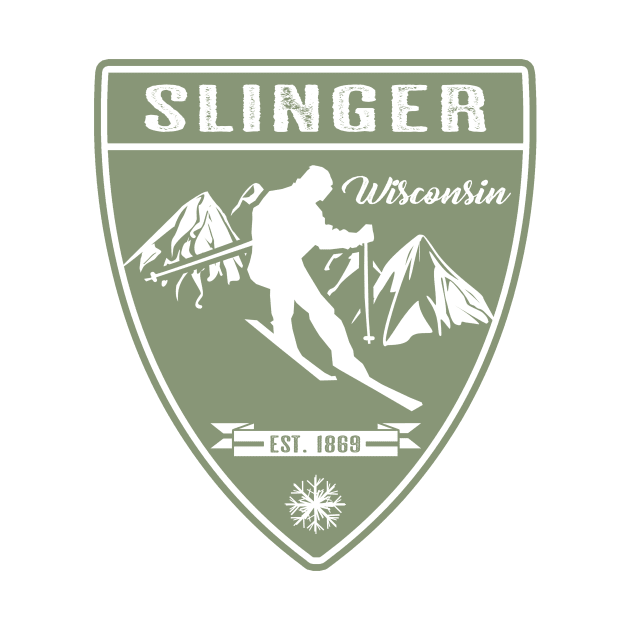 Ski Slinger Wisconsin by Jared S Davies