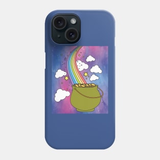 Rainbow With Boiler Pot Full Of Gold Phone Case