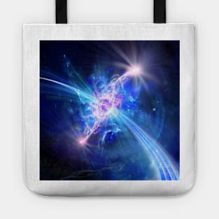 Higgs boson, artwork (C018/0933) Tote