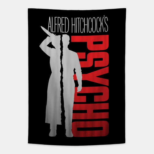 Psycho Splitting Image Tapestry by avperth