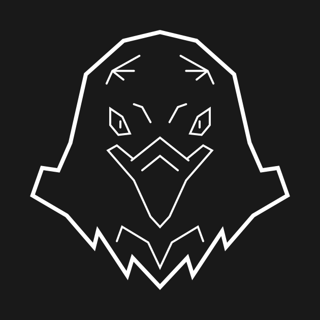 Minimal Bald Eagle by ChapDemo