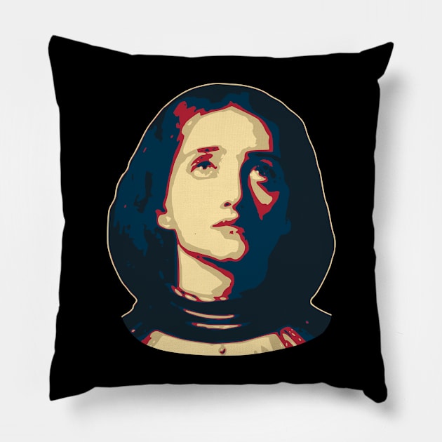 Jeanne D'arc Pillow by Nerd_art