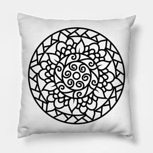 Inspirational MANDALA T-SHIRT MANDALA 036 Pillow