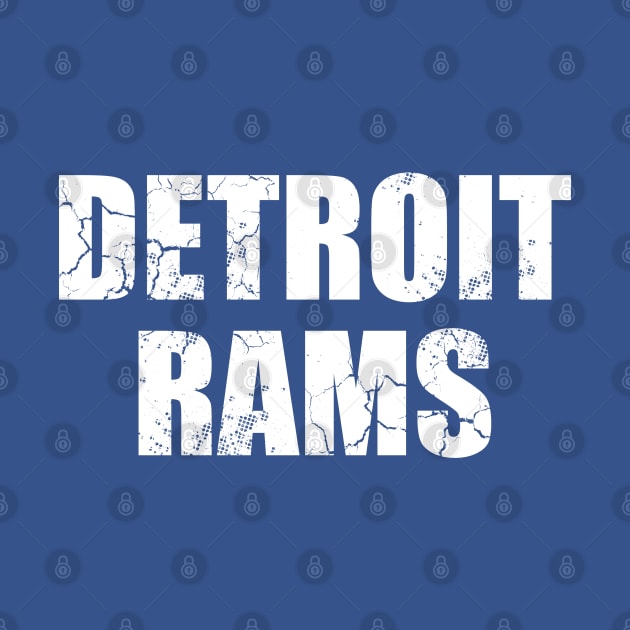 Detroit Rams Football by E