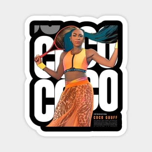 Team Cori 'Coco' Gauff Tennis Design Magnet