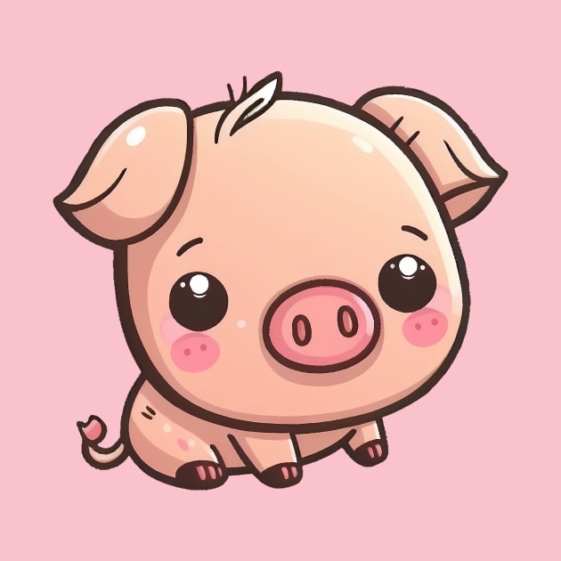 Adorable little baby pig by Cute Planet Earth Mini