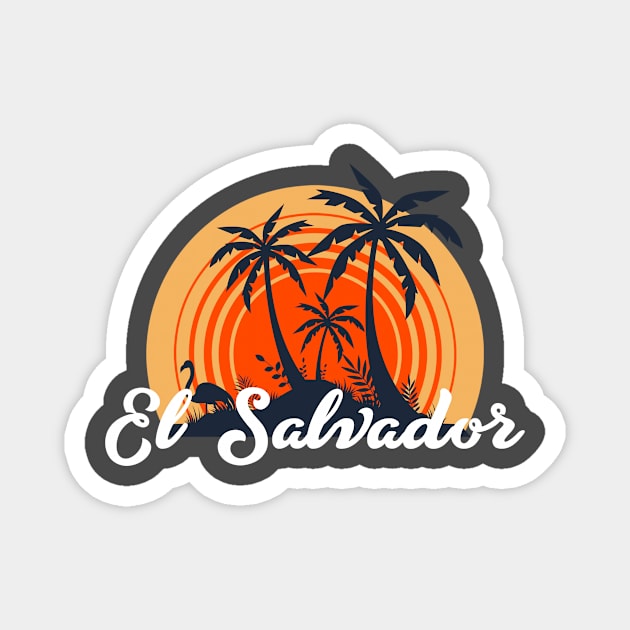 El Salvador t-shirt, Playa, las Flores, Surf City, El Sunzal, Playas, Nayik, Bukele, La Libertad, Salvadorian, Sivar, Punta Roca, SV, La Bocana, Playera, Salvadorian Pride, Surfing, Camiseta Magnet by Osmin-Laura