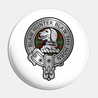 Clan Forrester Crest & Tartan Pin