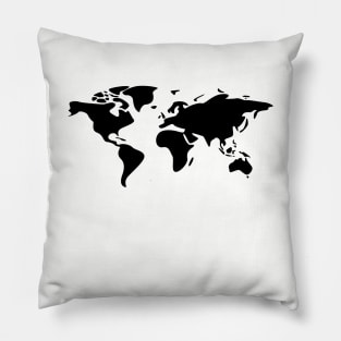 world map Pillow