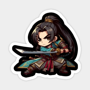 Chibi dinasty warior samurai Magnet