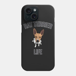 Rat Terrier Dog Life Tan Phone Case