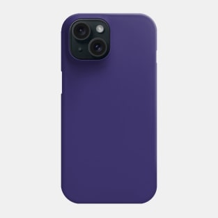 Indigo Blue Plain Solid Color Phone Case